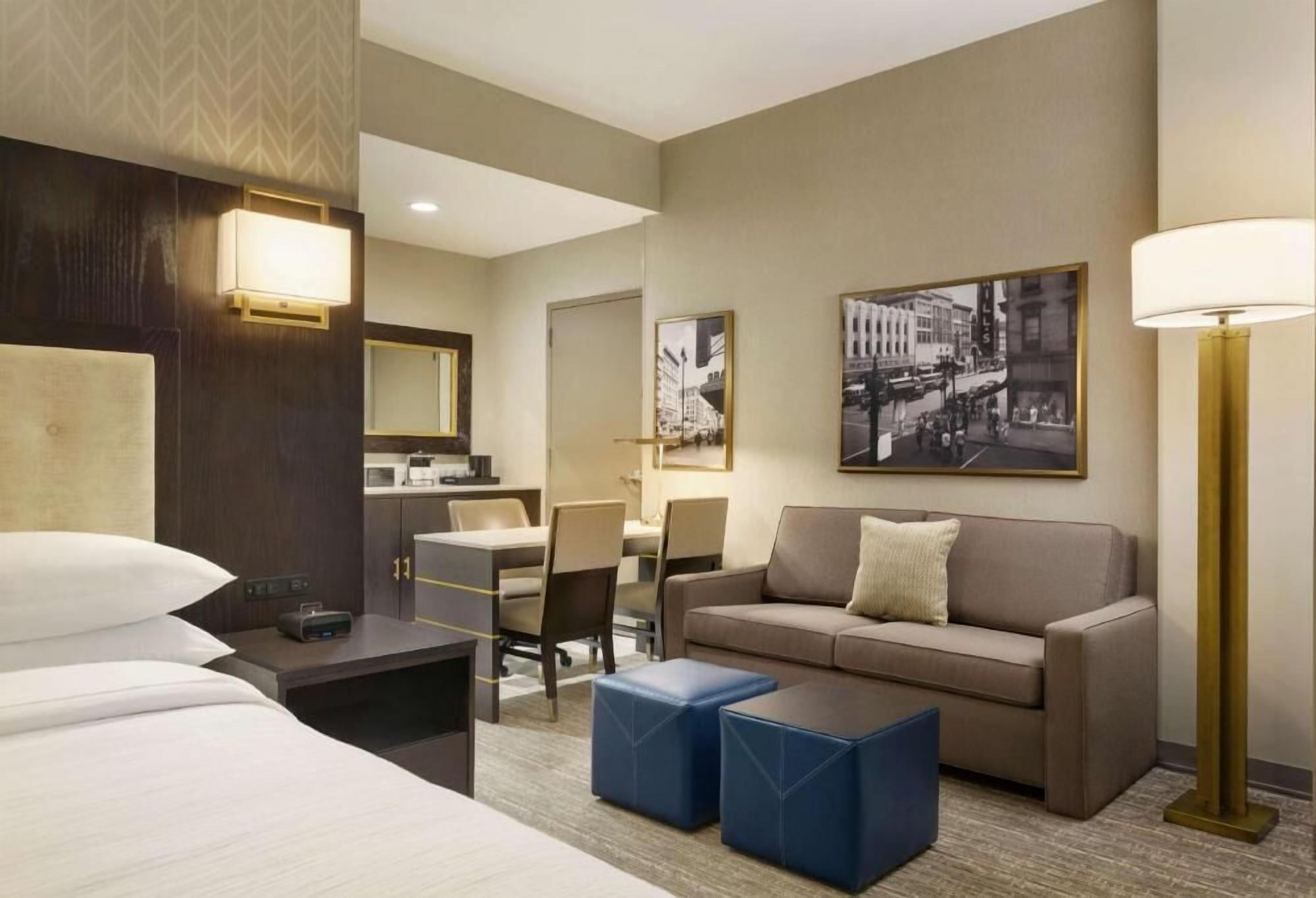 In-room safe, blackout curtains, iron/ironing board, cots/infant beds