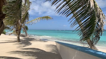 Sun loungers, beach towels