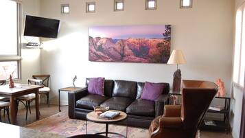 Smart TV, DVD player, books