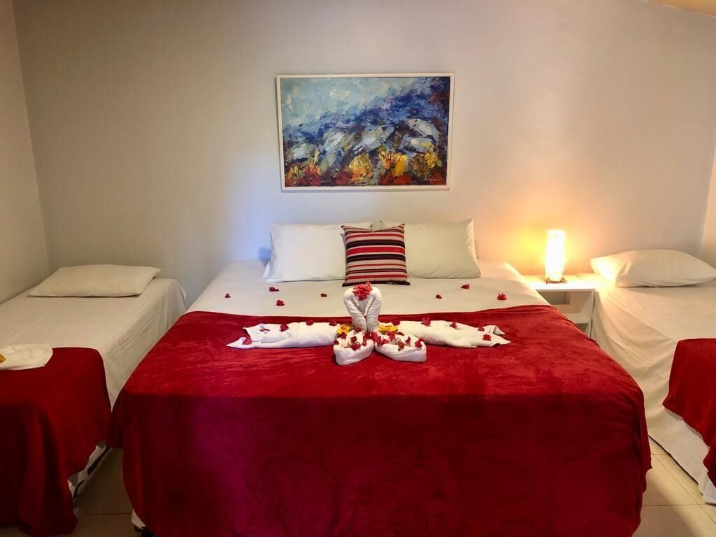 Quadruple Room | Minibar, iron/ironing board, free WiFi, bed sheets