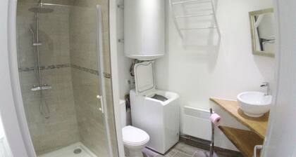 Charment appartement T3 (2 chambres) jardinet et terrasse