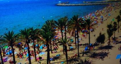 DELFINROSAS7 Meerblick und Blick auf den Pool + privater Zugang zum Meer + Terrasse und Parkplatz