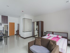 Studio, 1 Bedroom | In-room safe, blackout drapes, iron/ironing board, free WiFi - Condo in Karon in Chic Condo - Unit A108 (Karon)