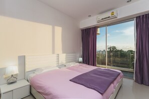 In-room safe, desk, blackout curtains, iron/ironing board - Condo in Karon in Chic Condo - Unit A609 (Karon)