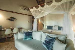 1 habitación y ropa de cama de alta calidad