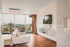 Studio, 1 Schlafzimmer | Wohnbereich