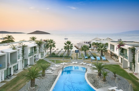 Vista desde la propiedad. Lugga Boutique Hotel & Beach