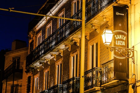 Front of property - evening/night