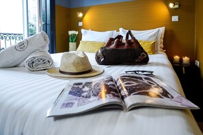 Chambre Double, balcon
