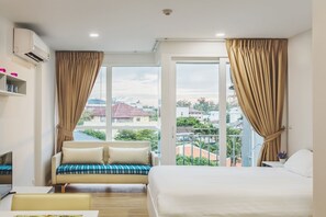Appartamento Standard, 1 camera da letto | 1 camera, una cassaforte in camera, ferro/asse da stiro, Wi-Fi gratuito