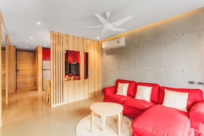 Condo, 2 Bedrooms | Living area | LCD TV