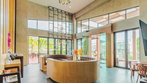 Sitteområde i lobbyen