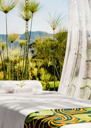 Salle de soins pour les couples, soins du corps, enveloppements