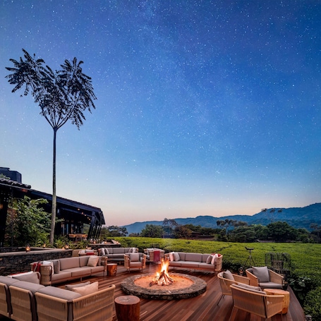 Terrace/patio. One&Only Nyungwe House