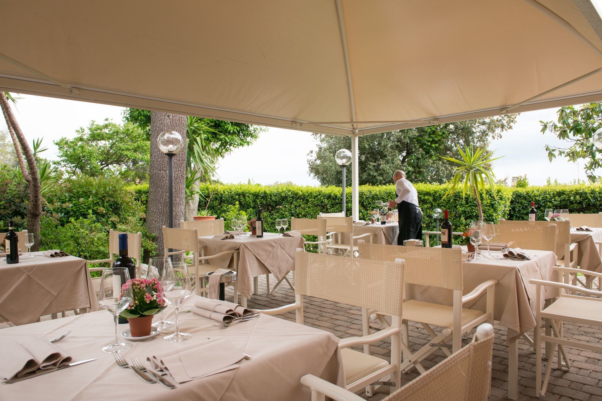 Restaurante al aire libre