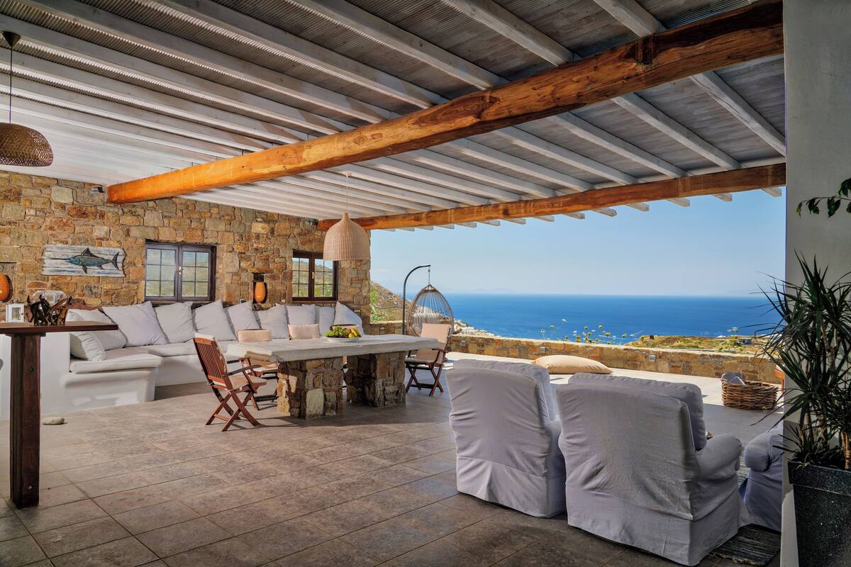 Luxury Villa, 5 Bedrooms, Sea View | Terrace/patio