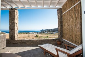Appartement, 2 chambres, vue océan | Balcon