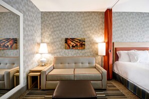 55-inch flat-screen TV with satellite channels, TV - Home2 Suites by Hilton Hanford Lemoore (Hanford)