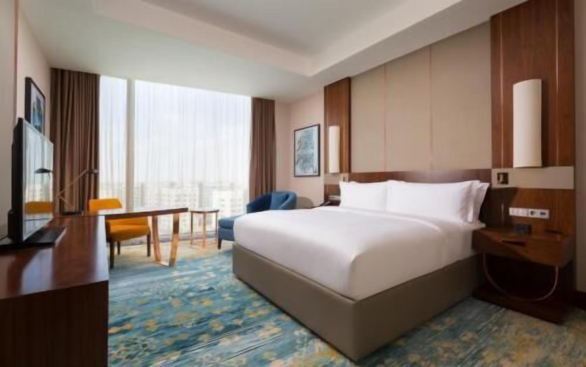 Premium bedding, memory foam beds, minibar, in-room safe