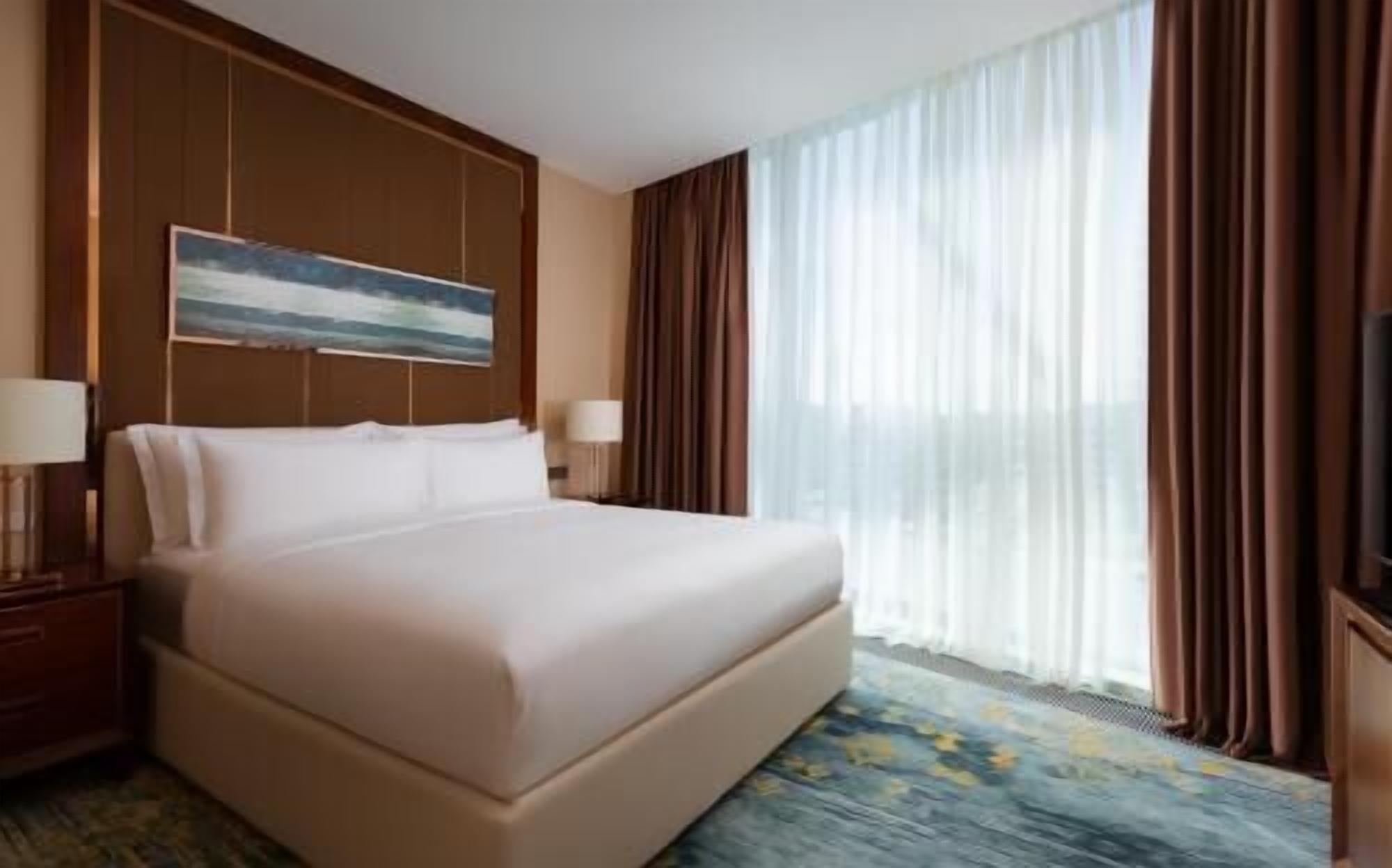 Premium bedding, memory foam beds, minibar, in-room safe