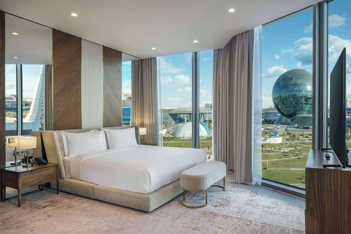 Suite - 1 kingsize-seng | 1 soveværelse, premium-sengetøj, senge med madrasser af memory foam