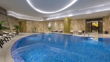 Indoor pool, outdoor pool