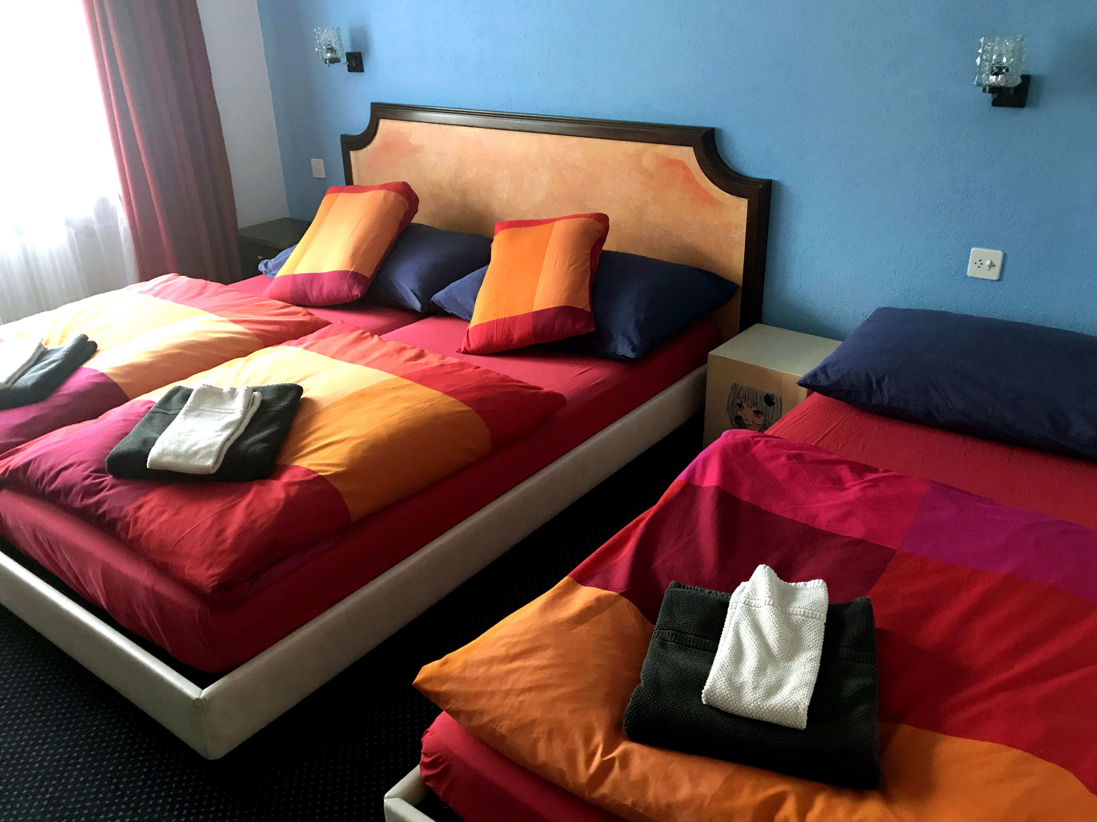 luxury triple room, mountain view | frette italian sheets, premium bedding, select comfort beds, minibar