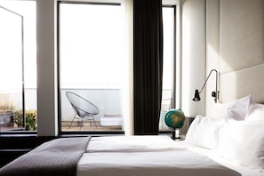 Superior-Zimmer, 1 King-Bett, Stadtblick