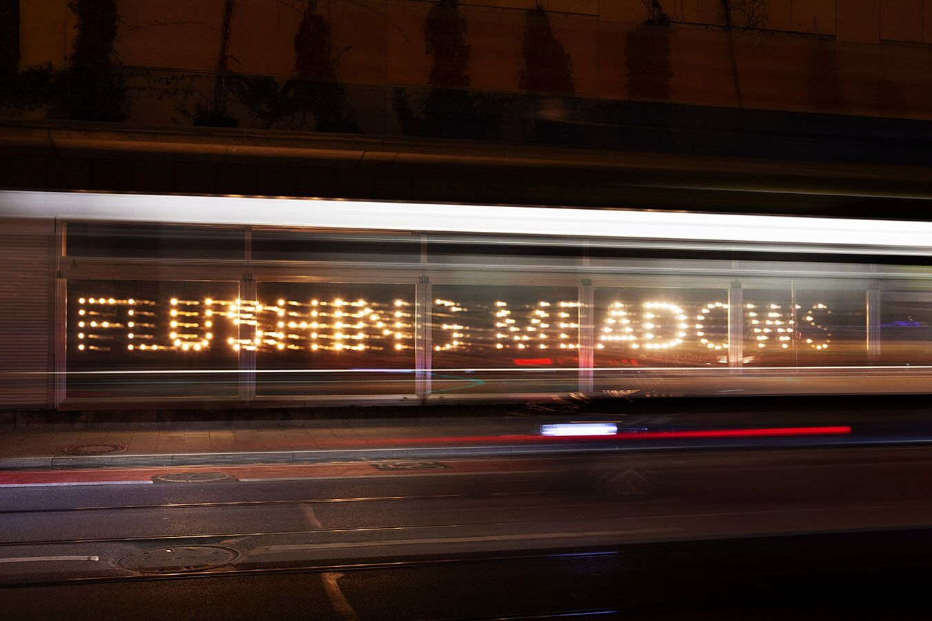 front of property – evening/night