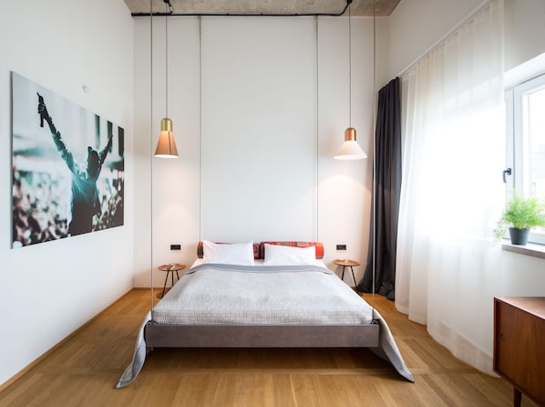 Biancheria da letto di alta qualità, una cassaforte in camera