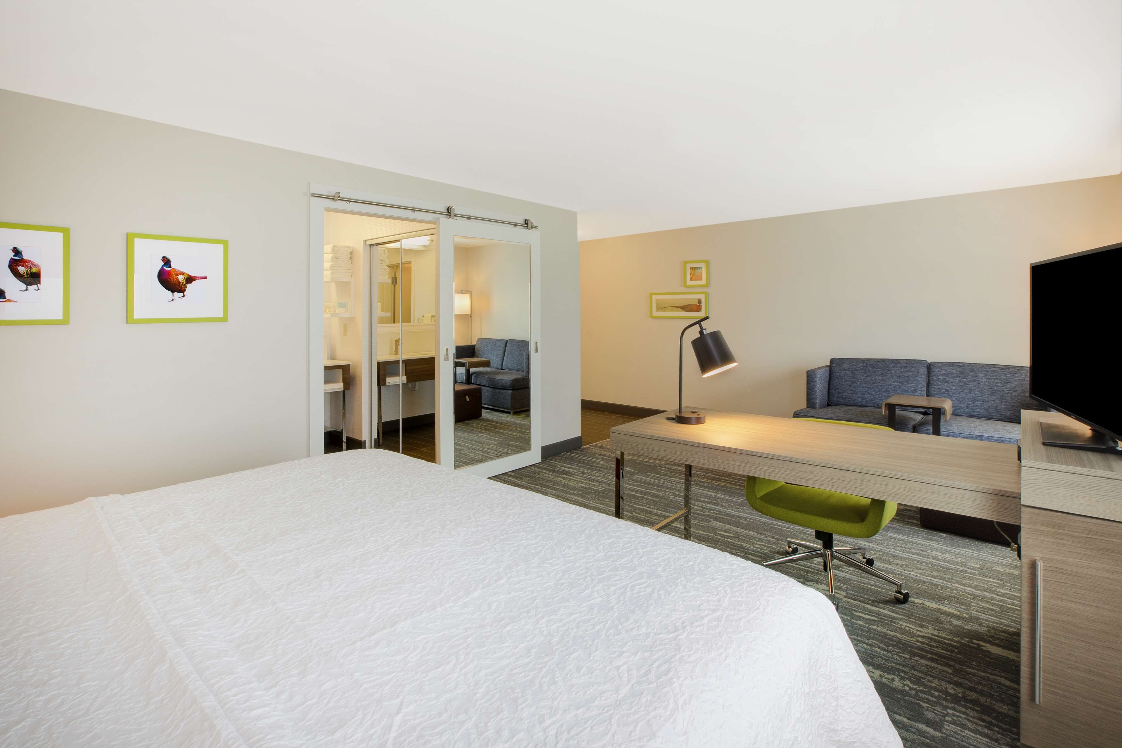 standard room, 1 king bed, non smoking, refrigerator & microwave | premium bedding, in-room safe, desk, blackout curtains