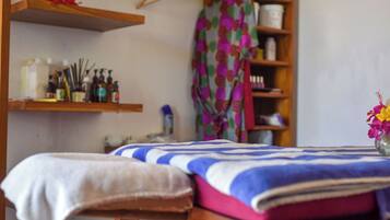 Espace de soins pour les couples, soins corporels, soins du visage
