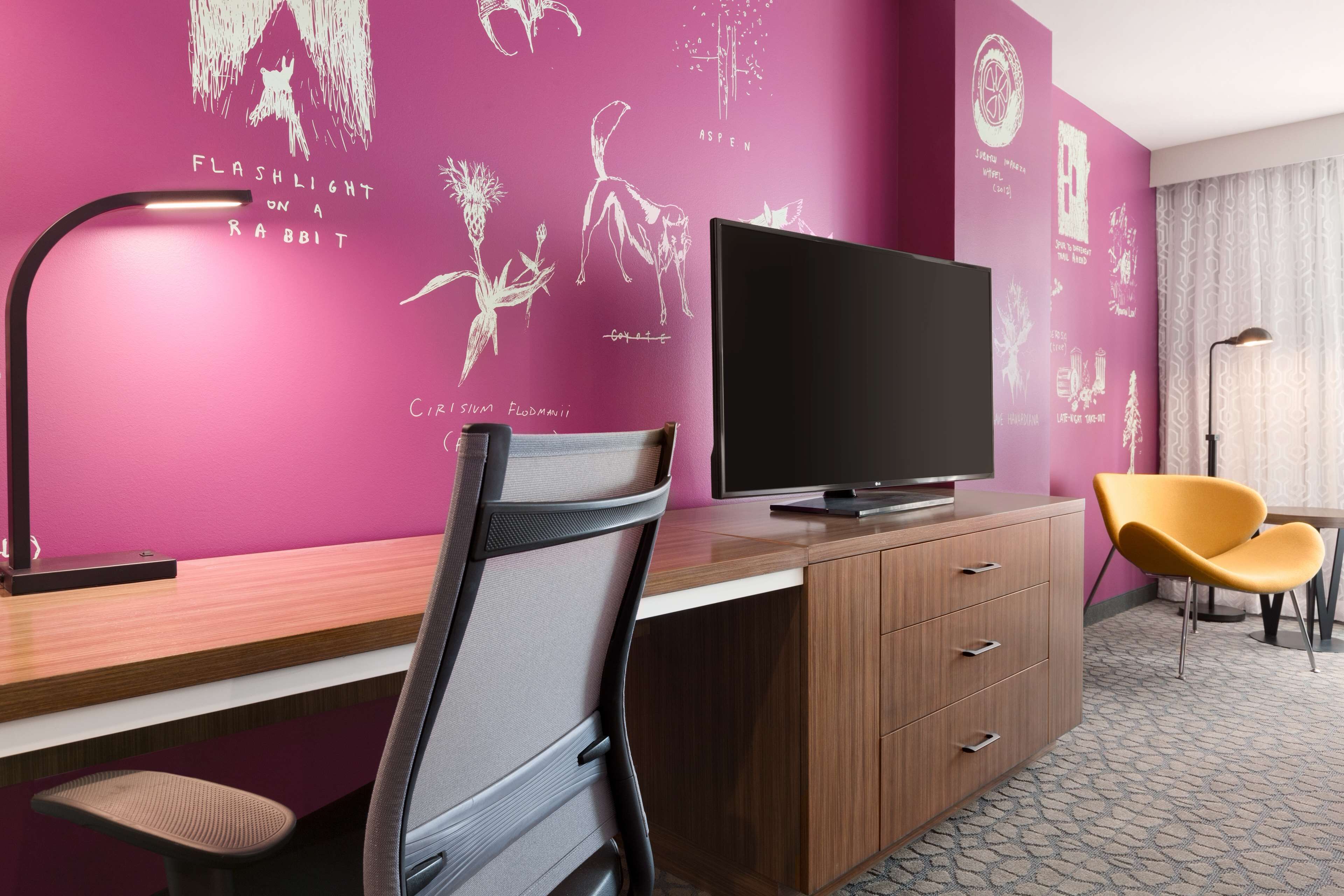 in-room safe, desk, laptop workspace, soundproofing