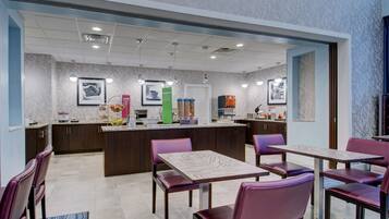 Free daily on-the-go breakfast