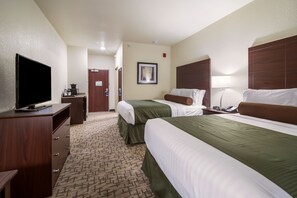 客房, 2 張加大雙人床, 非吸煙房 (Guestroom) | 高級寢具、房內夾萬、書桌、手提電腦工作空間