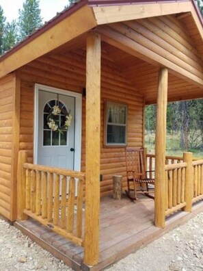 Rom, privat bad (Cabin #3 The Country Room) | Terrasse/patio