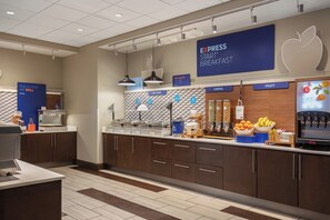 Free daily self-serve breakfast