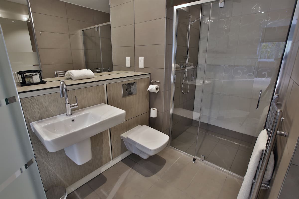 superior double room | bathroom shower