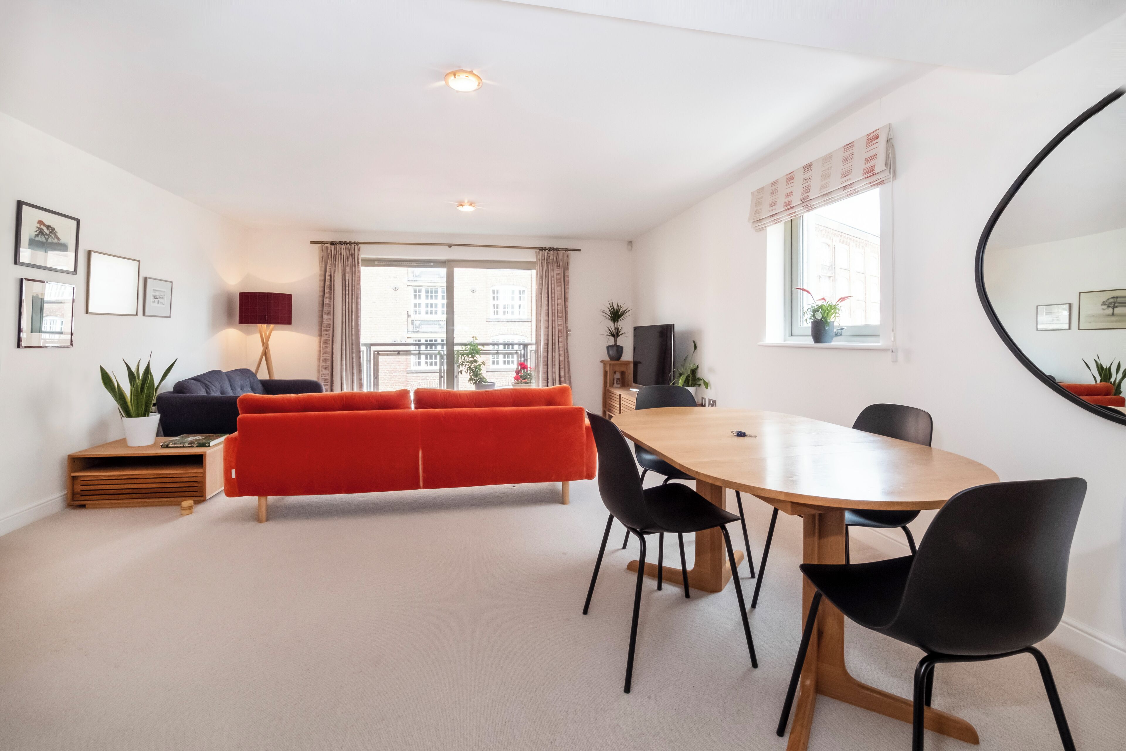 Lägenhet - 2 sovrum - utsikt mot floden | Vardagsrum | Platt-tv