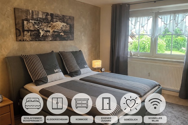 2 bedrooms, iron/ironing board, WiFi (free), bed sheets