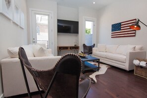 TV, video games, DVD player, video library