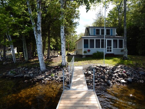 10 Steps And You're  In Sebasticook Lake. This Is Where You Go To Unplug