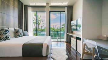 Two Bedroom Villa with Jacuzzi | 3 bedrooms, minibar, in-room safe, desk