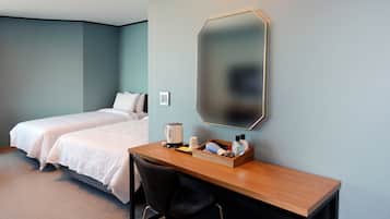 Family Twin Room, Ocean View (Premium) | Free WiFi, bed sheets