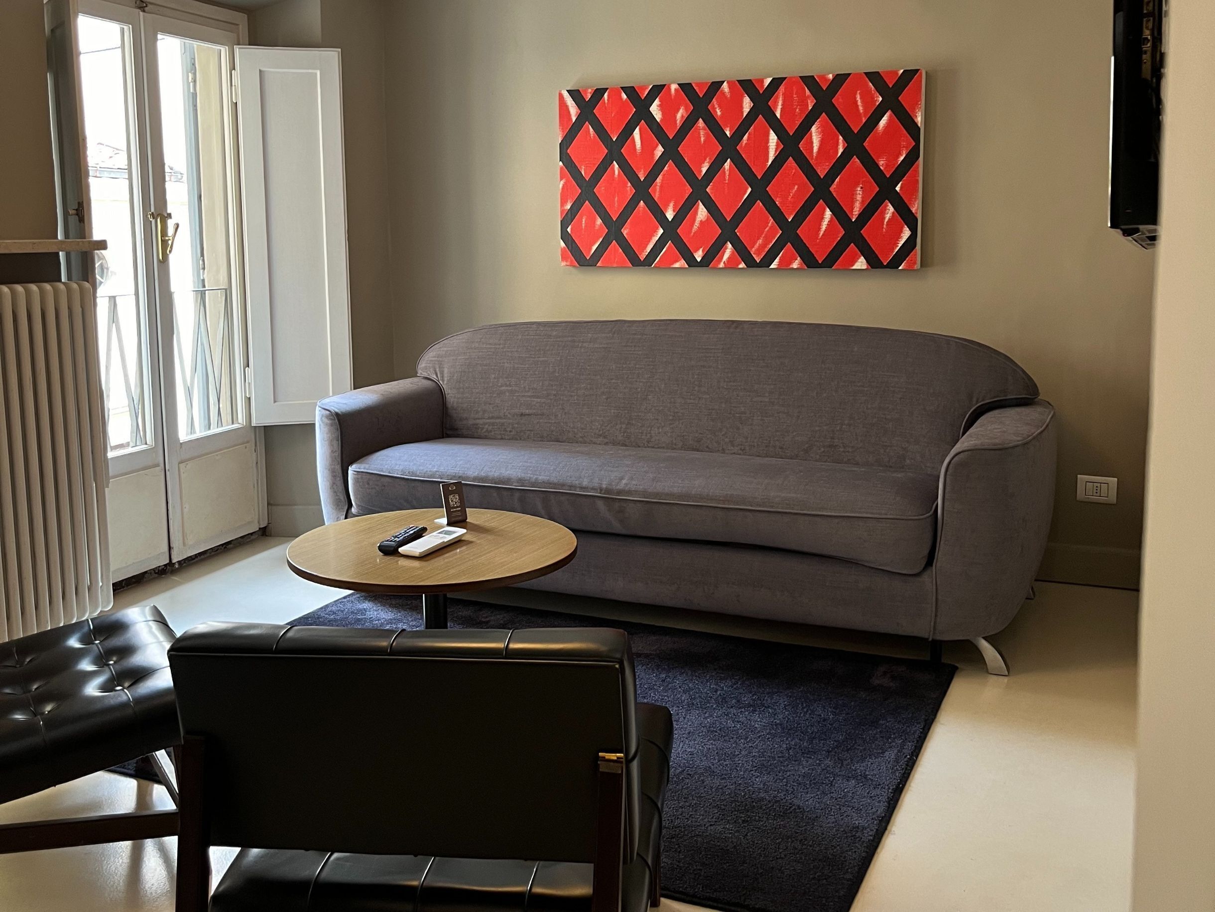 1 Bedroom Apartment with Sofa Bed | Living area | 43-inch flat-screen TV with digital channels, TV