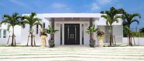 Fassade der Unterkunft