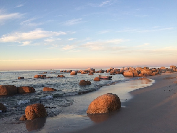 Accommodatie ligt op het strand
