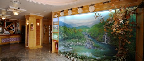 Interior entrance