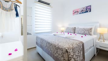 1 slaapkamer, lakens van Egyptisch katoen, luxe beddengoed