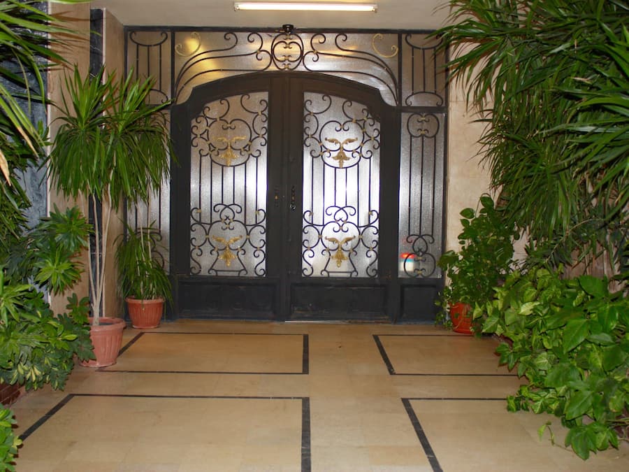 Entrada de la propiedad